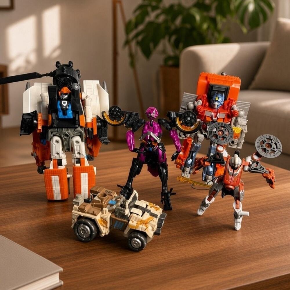 Transformers Movie 2007-08 Lot 5 Arcee Elita-One Evac Crosshairs Optimus Hasbro